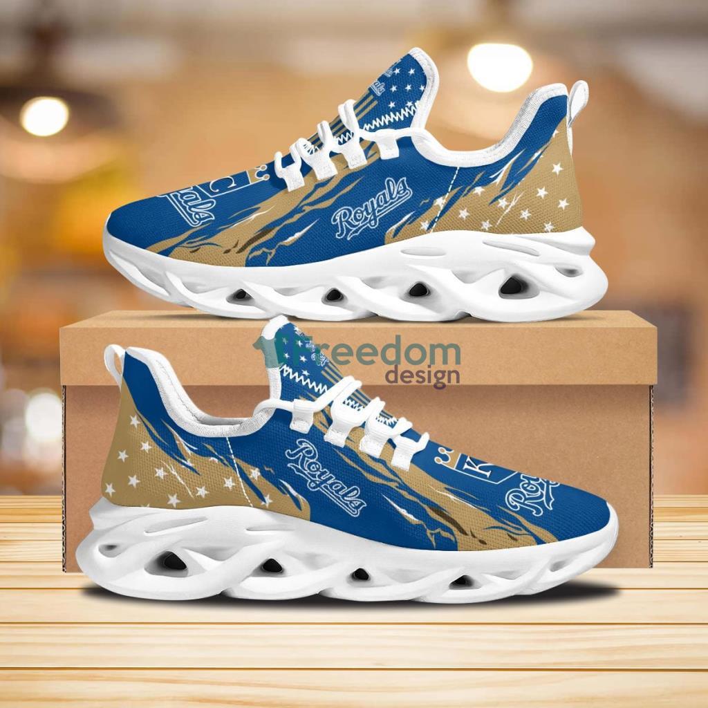 Kansas City Royals Stars and Stripes Max Soul Shoes New Sneaker image Kansas City Royals Stars and Stripes Max Soul Shoes New Sneaker Product Photo 1