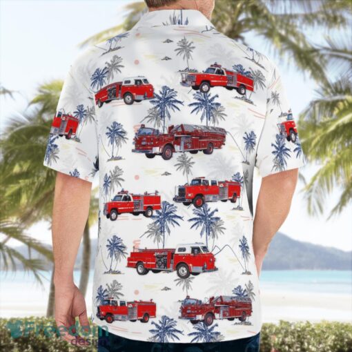 Kansas, Dodge City Fire Department – Former Apparatus Beach Hawaiian Shirt Product Photo 2