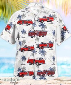 Kansas, Dodge City Fire Department – Former Apparatus Beach Hawaiian Shirt Product Photo 3