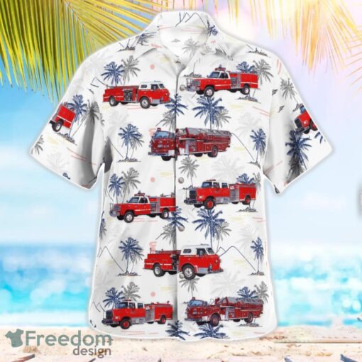 Kansas, Dodge City Fire Department – Former Apparatus Beach Hawaiian Shirt Product Photo 3