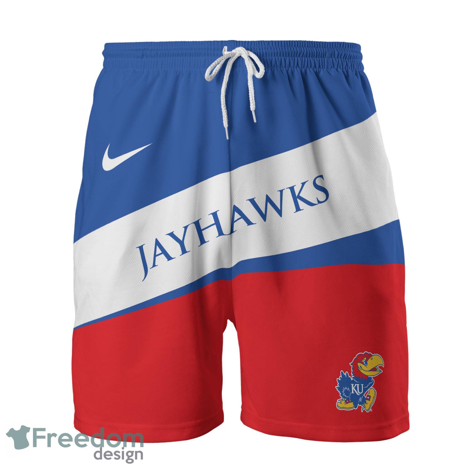 Kansas Jayhawks Go Hard Sport Shorts New For Mens Fans image Kansas Jayhawks Go Hard Sport Shorts New For Mens Fans - Kansas Jayhawks Go Hard Sport Shorts_1