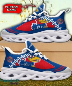 Kansas Jayhawks NCAA Max Soul Shoes Big Logo And Custom Name Sneakers For Men Women Product Photo 2