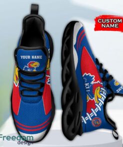 Kansas Jayhawks NCAA Max Soul Shoes Big Logo And Custom Name Sneakers For Men Women Product Photo 3