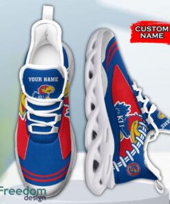 Kansas Jayhawks NCAA Max Soul Shoes Big Logo And Custom Name Sneakers For Men Women Product Photo 4