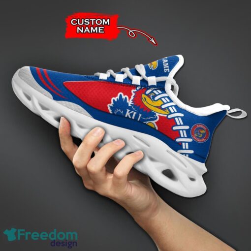 Kansas Jayhawks NCAA Max Soul Shoes Big Logo And Custom Name Sneakers For Men Women Product Photo 5