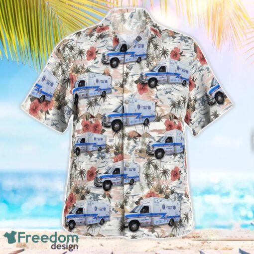 Kansas Sedgwick County EMS Tropical 3D Hawaiian Shirt Gift For Summer Product Photo 2