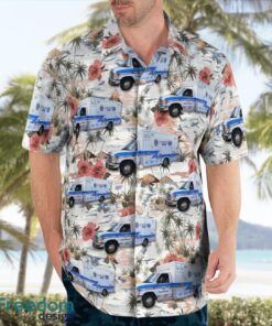 Kansas Sedgwick County EMS Tropical 3D Hawaiian Shirt Gift For Summer Product Photo 3