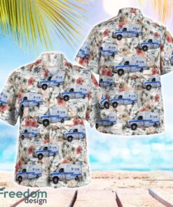 Kansas Sedgwick County EMS Tropical 3D Hawaiian Shirt Gift For Summer Product Photo 1