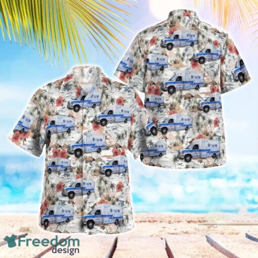 Kansas Sedgwick County EMS Tropical 3D Hawaiian Shirt Gift For Summer Product Photo 1