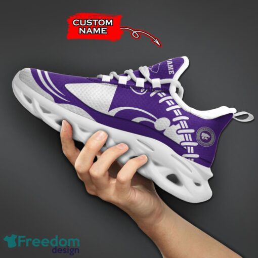 Kansas State Wildcats NCAA Max Soul Shoes Big Logo And Custom Name Sneakers For Men Women Product Photo 5