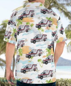 Karlstad, Minnesota, Tri County Emergency Medical Services Beach Hawaiian Shirt Product Photo 2