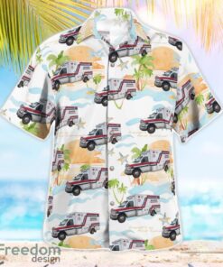 Karlstad, Minnesota, Tri County Emergency Medical Services Beach Hawaiian Shirt Product Photo 3