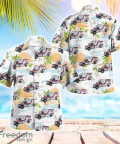 Karlstad, Minnesota, Tri County Emergency Medical Services Beach Hawaiian Shirt