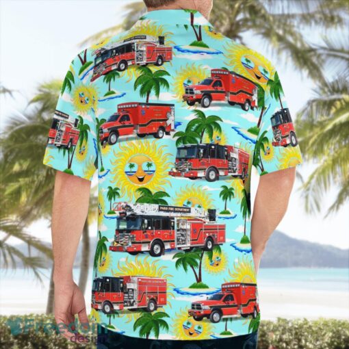 Kentucky, City of Paris Fire Department 3D Hawaiian Shirt Product Photo 2