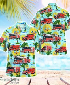 Kentucky, City of Paris Fire Department 3D Hawaiian Shirt