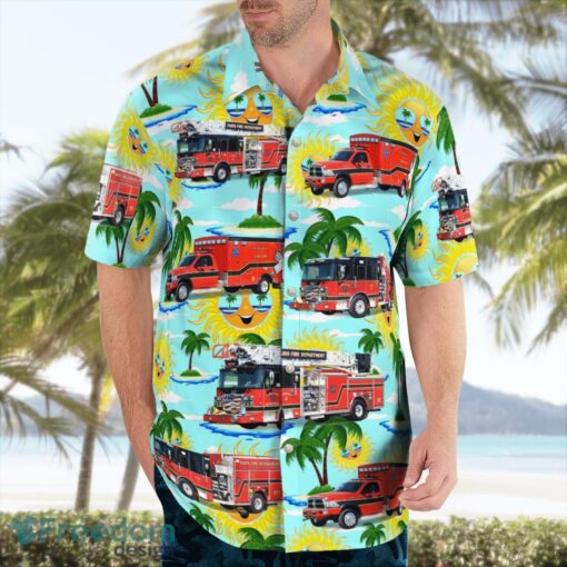 Kentucky, City of Paris Fire Department 3D Hawaiian Shirt Product Photo 4