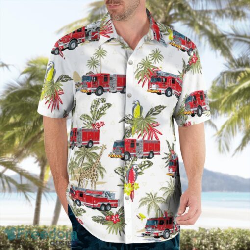 Kentucky Lexington Fire Department Beach Hawaiian Shirt Product Photo 3