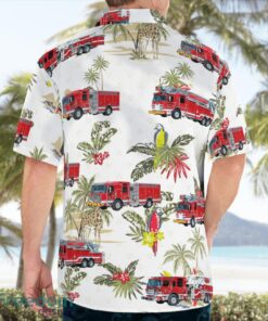 Kentucky Lexington Fire Department Beach Hawaiian Shirt Product Photo 4