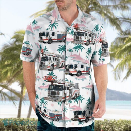 Kentucky, Radcliff Fire Department 3D Hawaiian Shirt Product Photo 3