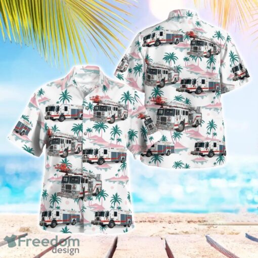 Kentucky, Radcliff Fire Department 3D Hawaiian Shirt Product Photo 1