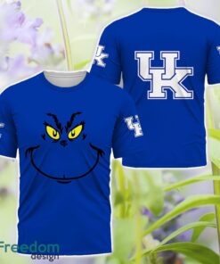 Kentucky Wildcats Grinch Face All Over Printed 3D T-Shirt Sweatshirt Hoodie Product Photo 3