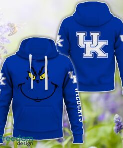 Kentucky Wildcats Grinch Face All Over Printed 3D T-Shirt Sweatshirt Hoodie