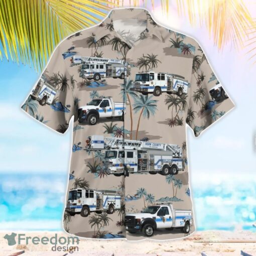 Kern County Fire Department Beach Hawaiian Shirt Summer Gift Product Photo 2