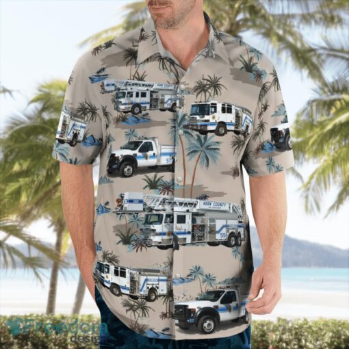 Kern County Fire Department Beach Hawaiian Shirt Summer Gift Product Photo 3