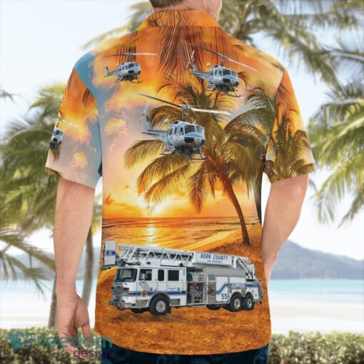 Kern County Fire Department Beach Sunset Hawaiian Shirt Summer Gift Product Photo 4