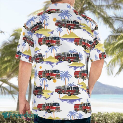 Kilgore, Gregg County, Texas, Kilgore Fire Department Tropical 3D Hawaiian Shirt Gift For Summer Product Photo 2