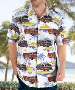 Kilgore, Gregg County, Texas, Kilgore Fire Department Tropical 3D Hawaiian Shirt Gift For Summer Product Photo 4