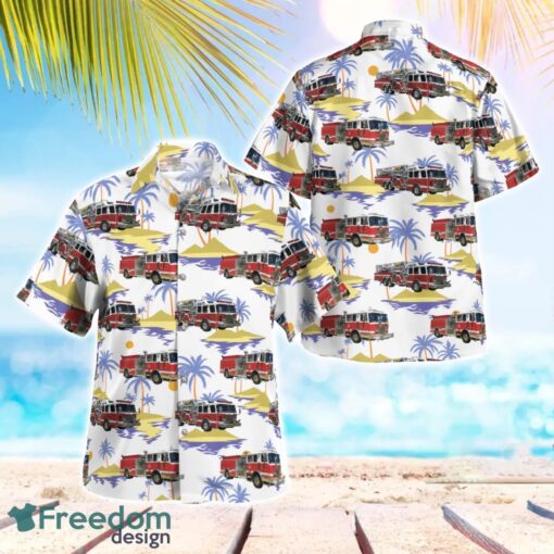 Kilgore, Gregg County, Texas, Kilgore Fire Department Tropical 3D Hawaiian Shirt Gift For Summer Product Photo 1