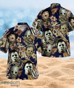 Killer Horror Characters Halloween Night Full Over Print Hawaiian Shirt