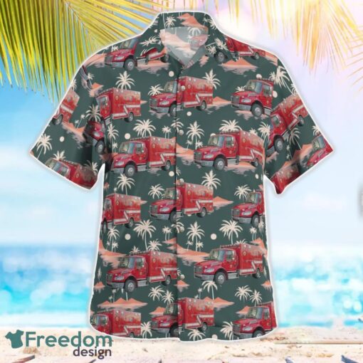 Kissimmee Fire Department, Florida Rescue Truck Hawaiian Shirt Beach Summer Shirt Product Photo 2