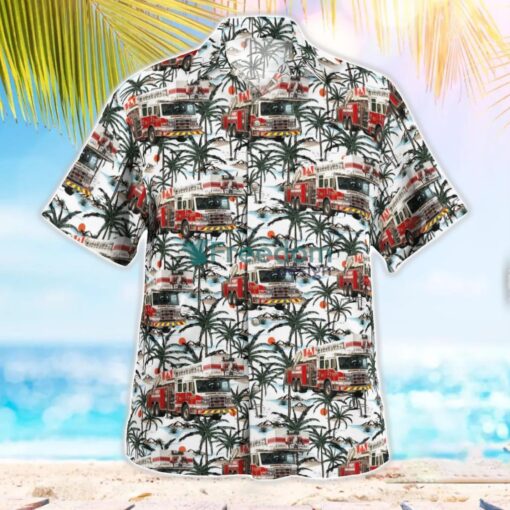 Kitchener Fire Department, Ontario Fleet Hawaiian Shirt Gift For Summer Vacation Product Photo 2