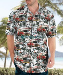 Kitchener Fire Department, Ontario Fleet Hawaiian Shirt Gift For Summer Vacation Product Photo 3