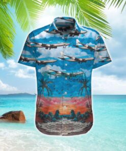 KLM Royal Dutch Airlines Boeing 747-406M Hawaiian Shirt Gift For Summer Vacation