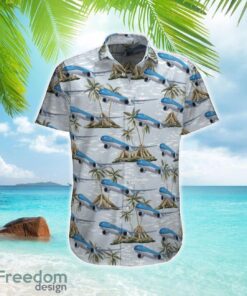 KLM Royal Dutch Airlines Boeing 777-300ER Hawaiian Shirt Beach Shirt Summer Holiday Gift Product Photo 1