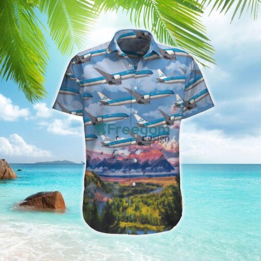 KLM Royal Dutch Airlines Boeing 787-10 Dreamliner Hawaiian Shirt Gift For Summer Vacation Product Photo 1