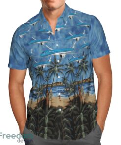 KLM Royal Dutch Airlines Embraer E195-E2 Hawaiian Shirt Beach Shirt Summer Holiday Gift Product Photo 2