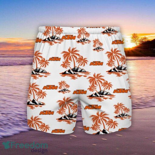 KTM Hawaiian Shirt And Shorts Beach Lover Gift Hawaii Shirt For Men And Women Product Photo 2