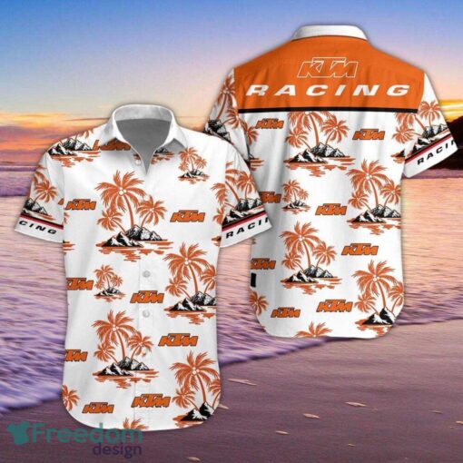 KTM Hawaiian Shirt And Shorts Beach Lover Gift Hawaii Shirt For Men And Women Product Photo 1