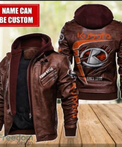 Kubota 2D Leather Jacket For Men Custom Name Special Gift Ideas Product Photo 2