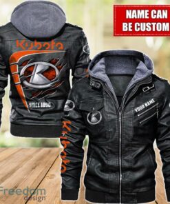 Kubota 2D Leather Jacket For Men Custom Name Special Gift Ideas