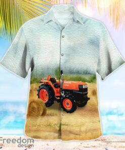 Kubota Tractor L3408 Hawaiian Shirt Summer Beach Shirt Product Photo 3