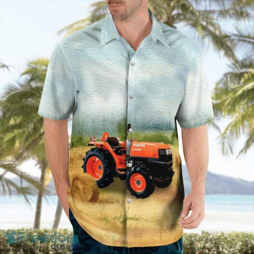 Kubota Tractor L3408 Hawaiian Shirt Summer Beach Shirt Product Photo 4