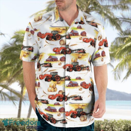 Kubota Tractor M7 Series Gen 2 Hawaiian Shirt Summer Beach Shirt Product Photo 4