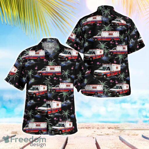 Lakes Region EMS Beach Hawaiian Shirt Summer Gift Product Photo 1