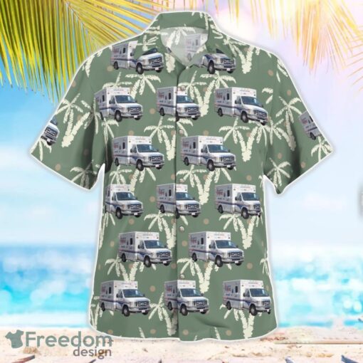 Lancaster County, Pennsylvania, Lancaster EMS Aloha Hawaiian Shirt Product Photo 3