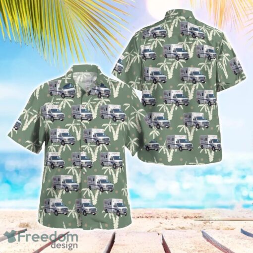 Lancaster County, Pennsylvania, Lancaster EMS Aloha Hawaiian Shirt Product Photo 1